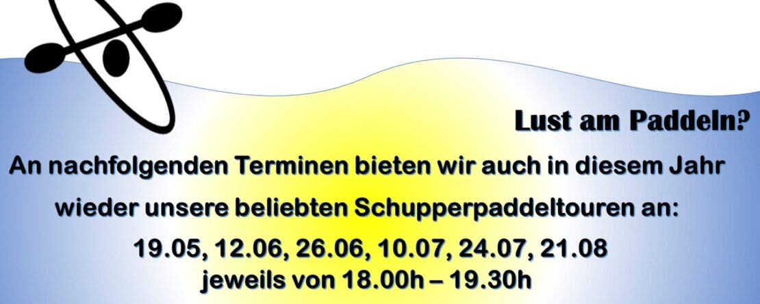 Schnupperpaddeln 2026 beim CEW